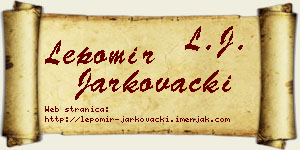 Lepomir Jarkovački vizit kartica